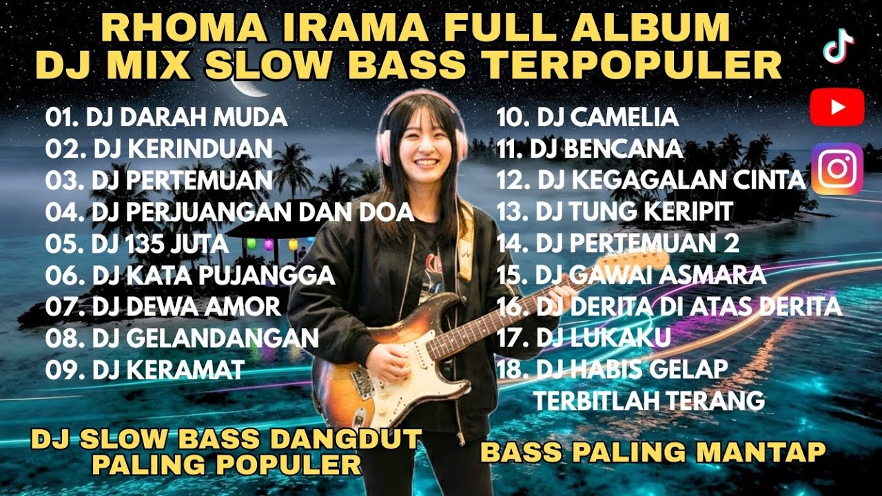 🔥 RHOMA IRAMA FULL ALBUM DJ SLOW BASS 😭 ENAK BANGET, PUTER ULANG TERUS‼️