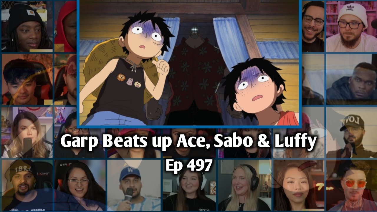 MAKINO MEET LUFFY, ACE AND SABO - ONE PIECE EPISODE 497 REACTION MASHUP