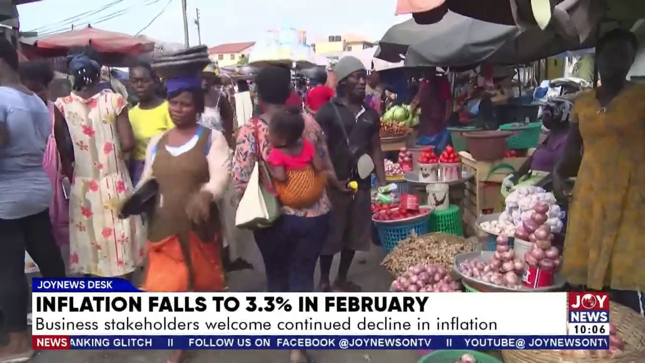 Inflation Falls to 3.3% in February: Business stakeholders welcome continued decline in inflation