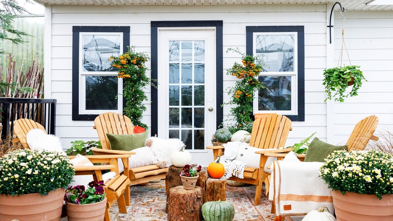 BEAUTIFUL! FALL CONTAINER GARDEN DECOR IDEAS | EASIEST Way to Get Breathtaking AUTUMN Curb APPEAL!