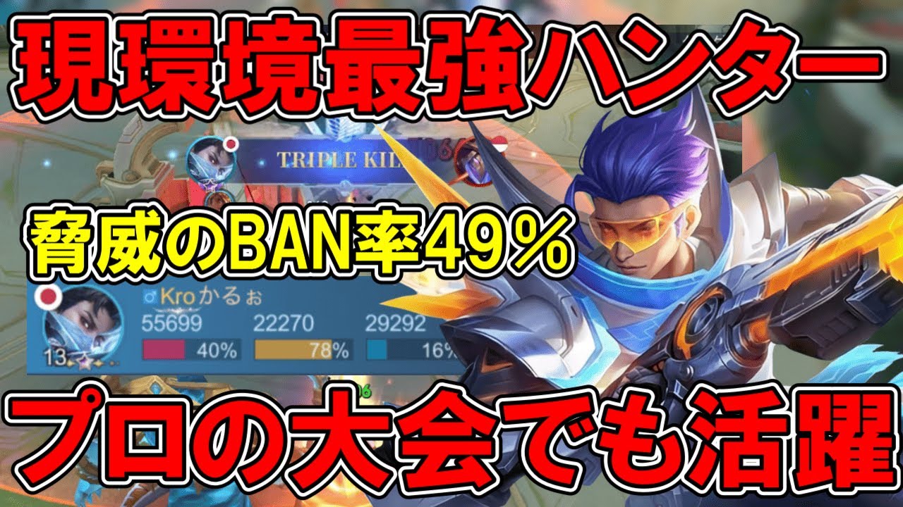 【モバレ-BAN率49％最強グレンジャー】1レベから強い！圧倒的なキルラインで現環境最強MMです