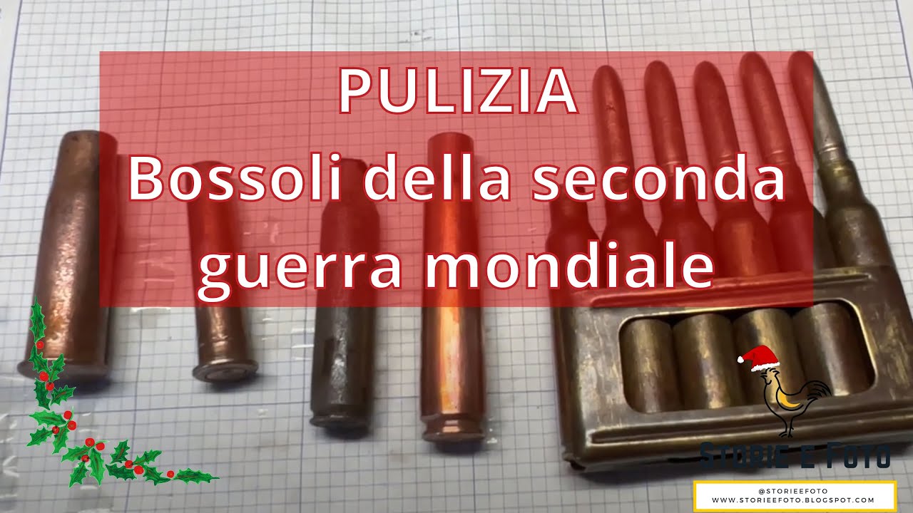 135 - Pulizia bossoli della seconda guerra mondiale - Cleaning old ww2