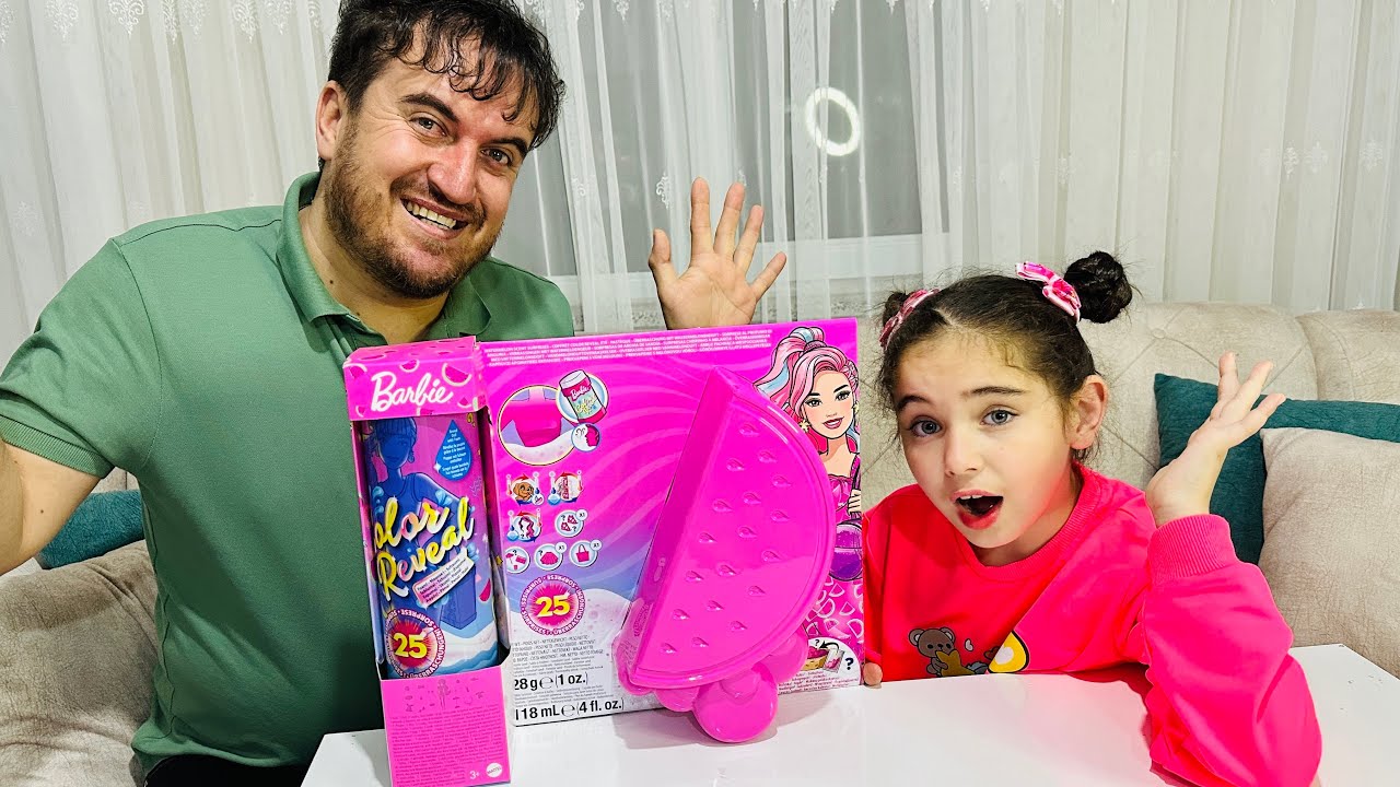 25 S&Uuml;RPRİZ PAKET !! BARBİE COLOR REVEAL 25 SUPRİSE !! KARPUZDAN NELER &Ccedil;IKTI ? @linacetinkayaofficial