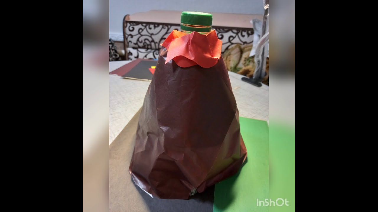 Изготавливаем макет вулкана