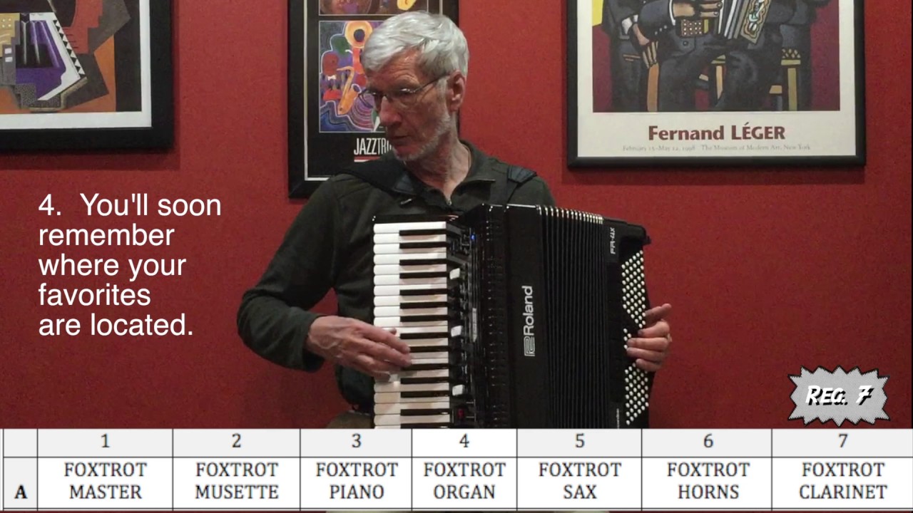 Playing the FR 4x Digital Accordion with User Program Style Banks by Richard Noel