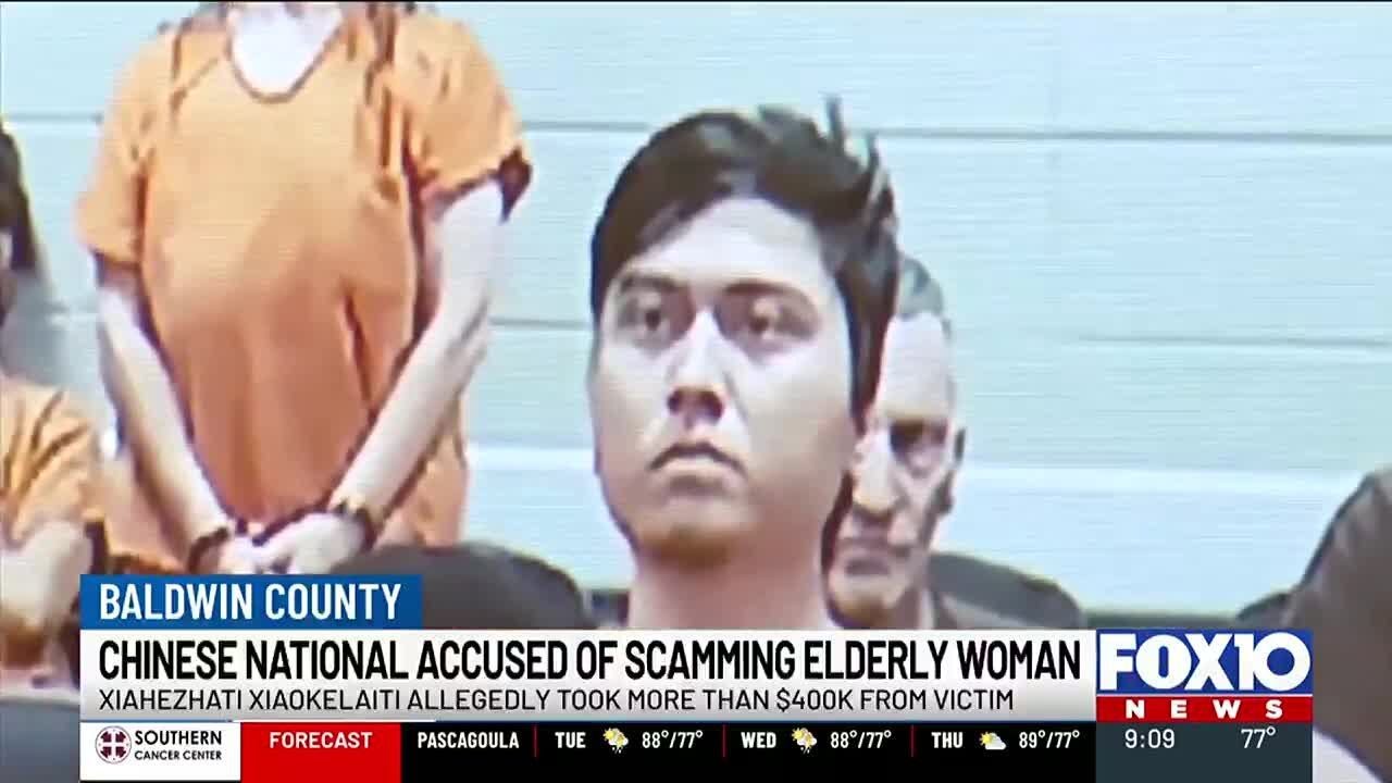 Chinese national accused of scamming elderly woman