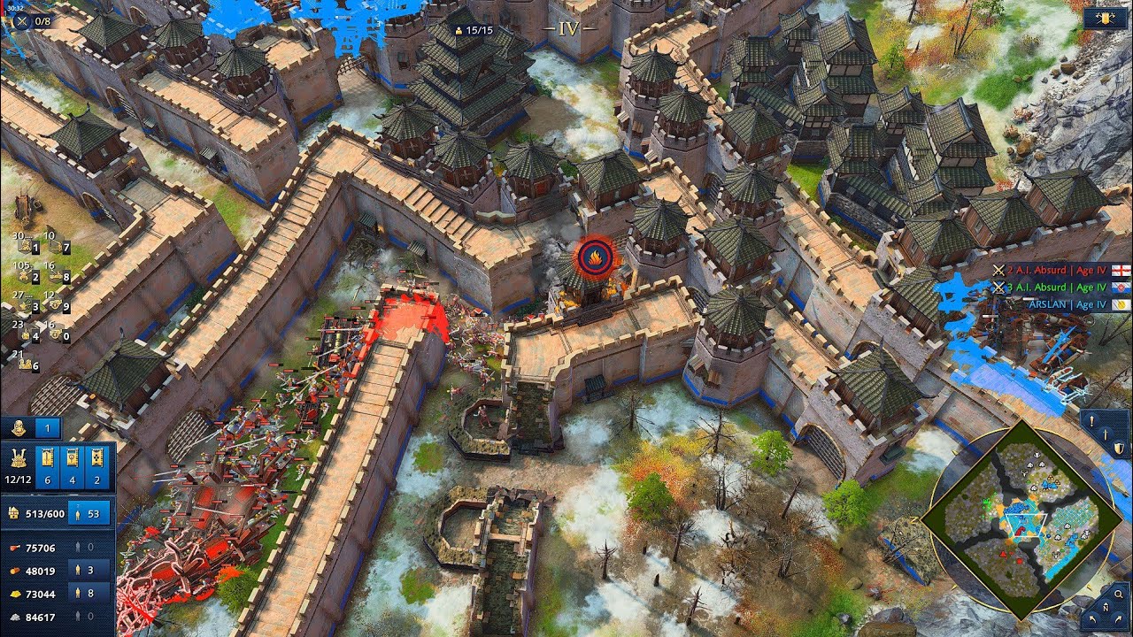 English & Lancaster Tried to Siege This Stronghold | Age Of Empires 4 