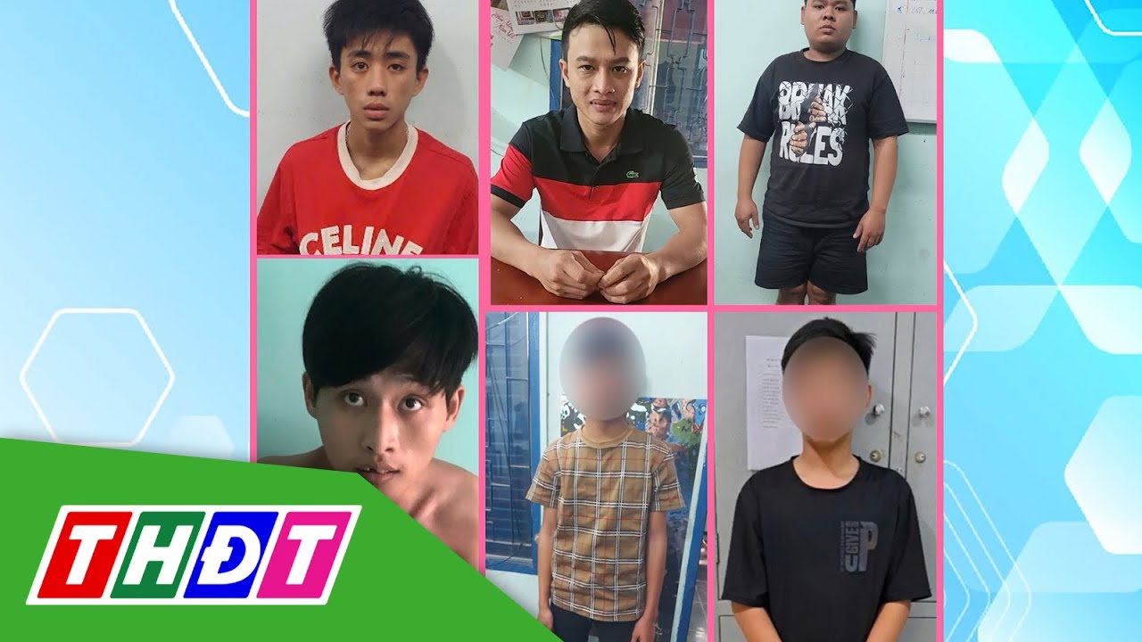 Đồng Tháp: Xóa sổ nhóm thanh thiếu niên gây ra hàng loạt vụ cướp, cướp giật tài sản | THDT
