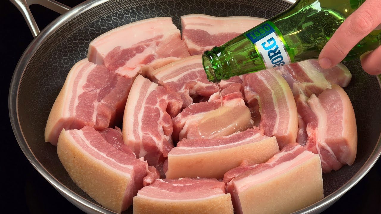 Ich frittiere nicht mehr! Ich habe noch nie so köstlichen Schweinebauch gegessen!