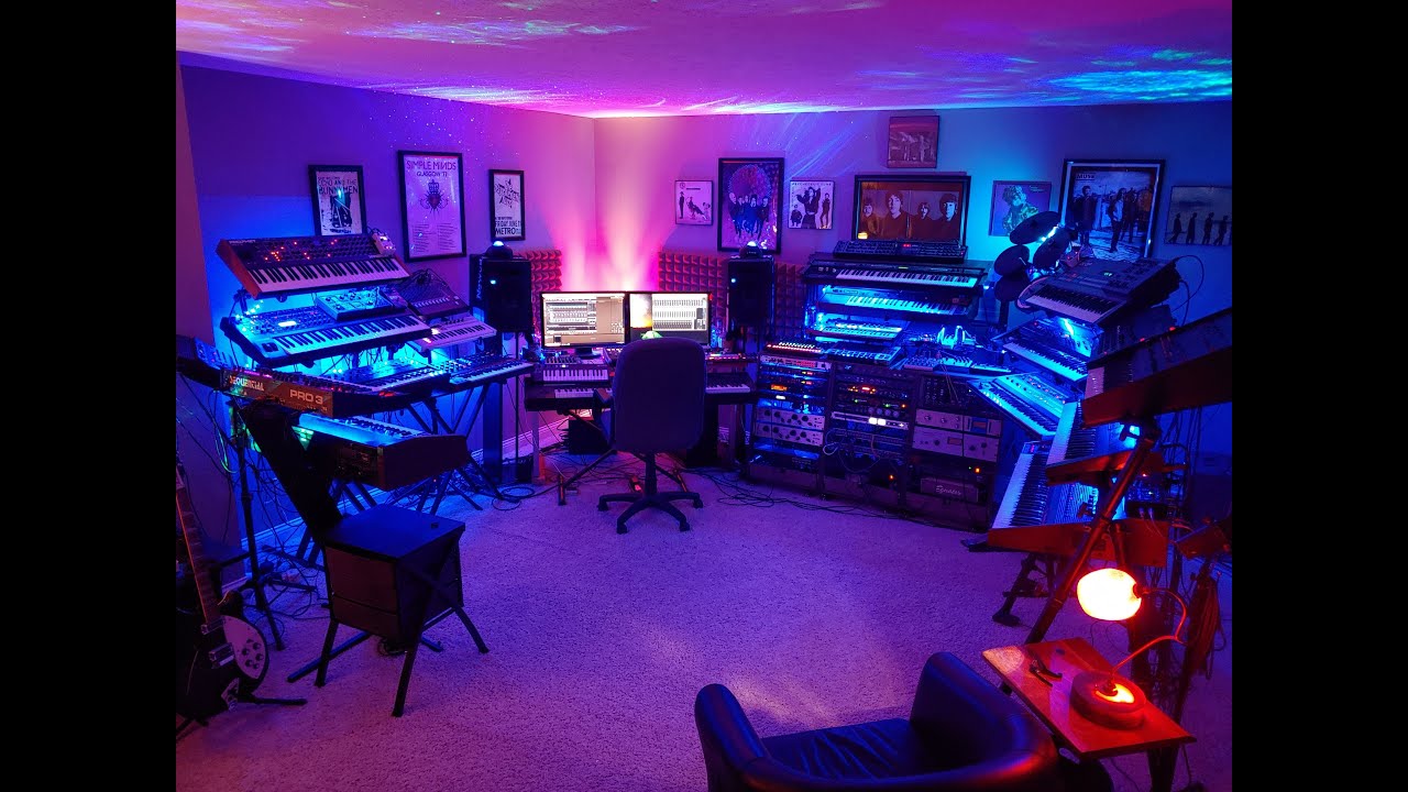 Matt Barber - Echos of the Night - LIVE DAWless electronic synthwave jam Roland Jupiter4 JX-8P Juno6