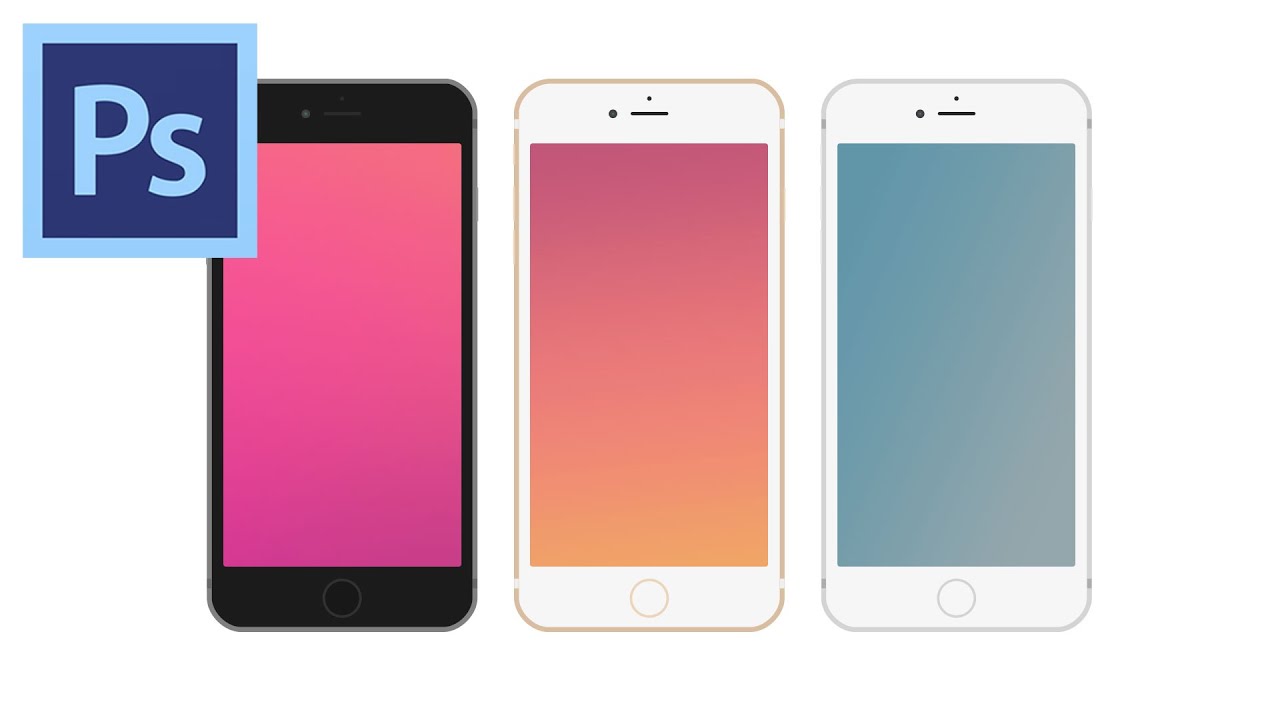 Make A Blurred iOS Wallpaper - Photoshop CS6