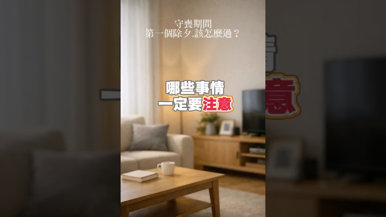 喪家過年怎麼辦？親人過世第一個除夕的 3 大禁忌與習俗：不貼紅、不炊粿、不拜年，未對年守喪必看！