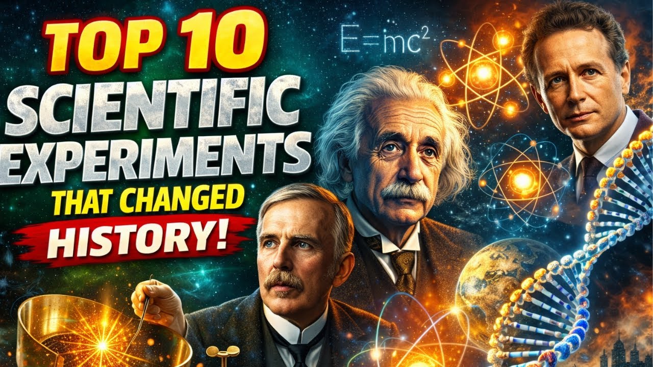 Top 10 Scientific Experiments That Changed History Forever!