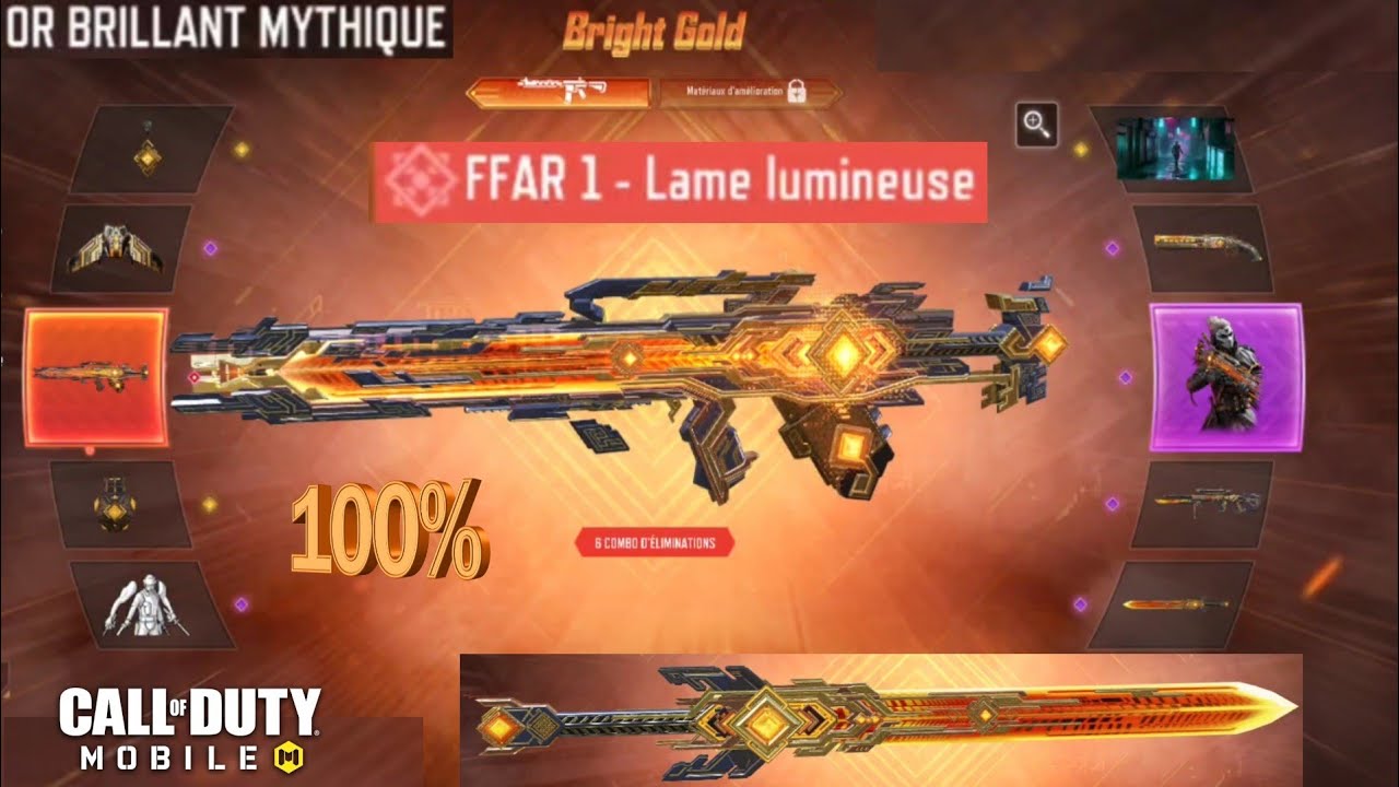 100% ! Tirage FFAR 1 MYTHIQUE !! + améliorations COD mobile