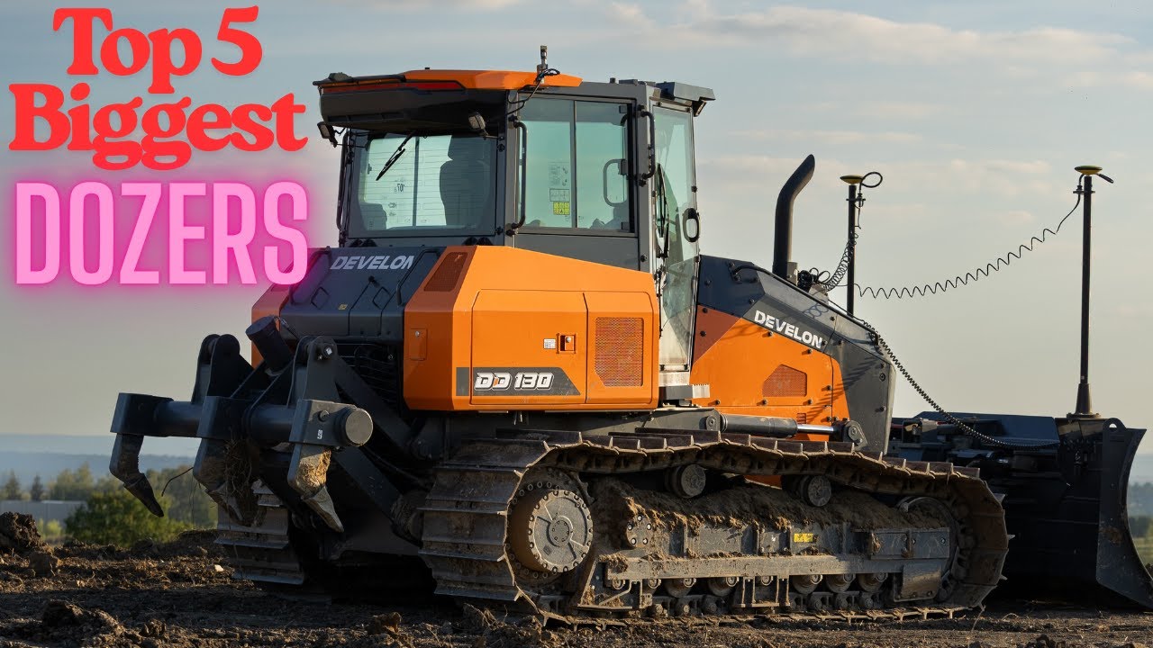 Top 5 Biggest and Most Powerful Bulldozers in the World in 2023