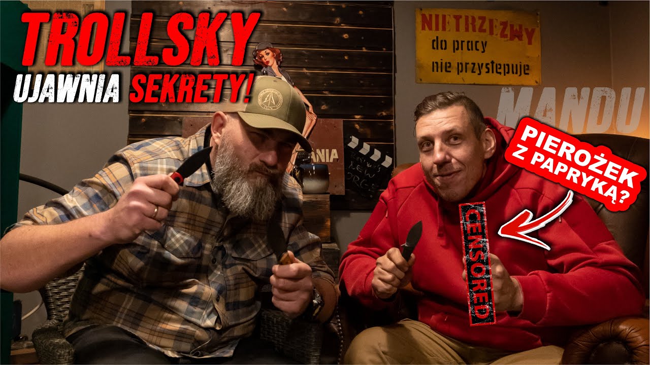 #TROLLSKY: #knifemaker na pełnym etacie. #kuznia Trola