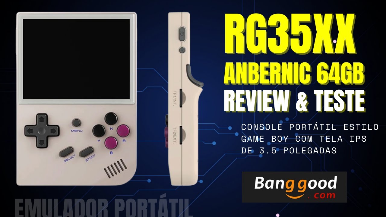 RG35XX - Um Portátil Barato e de Qualidade para a Emulação de Jogos Retrô