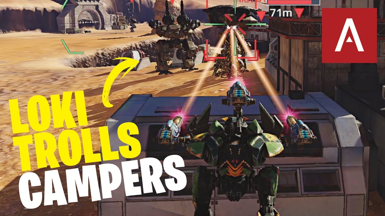 War Robots Remastered - NEW Loki Trolling In HD Graphic Settings WR Test Server Gameplay