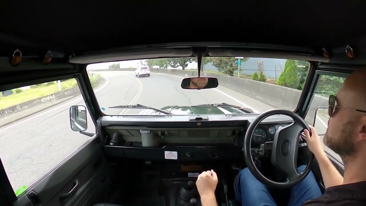 1992 Land Rover Defender 90 200Tdi Driving Video