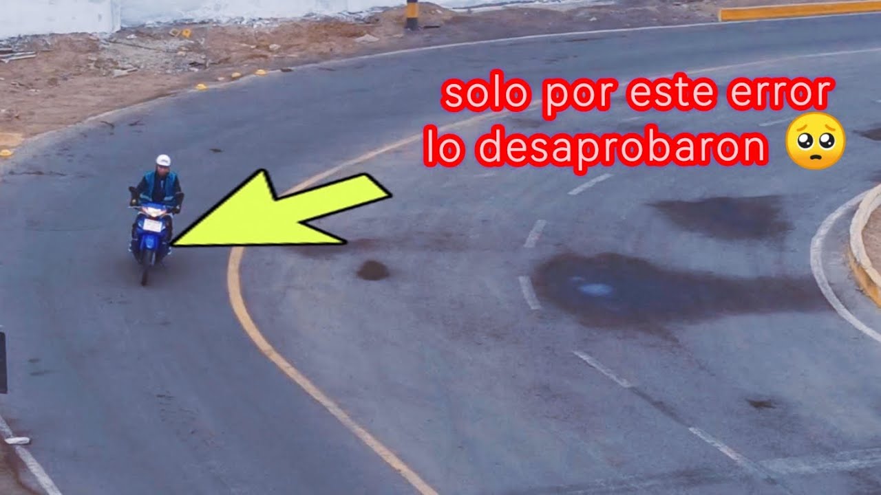 examen oficial b2b (error grave ) touring conchan