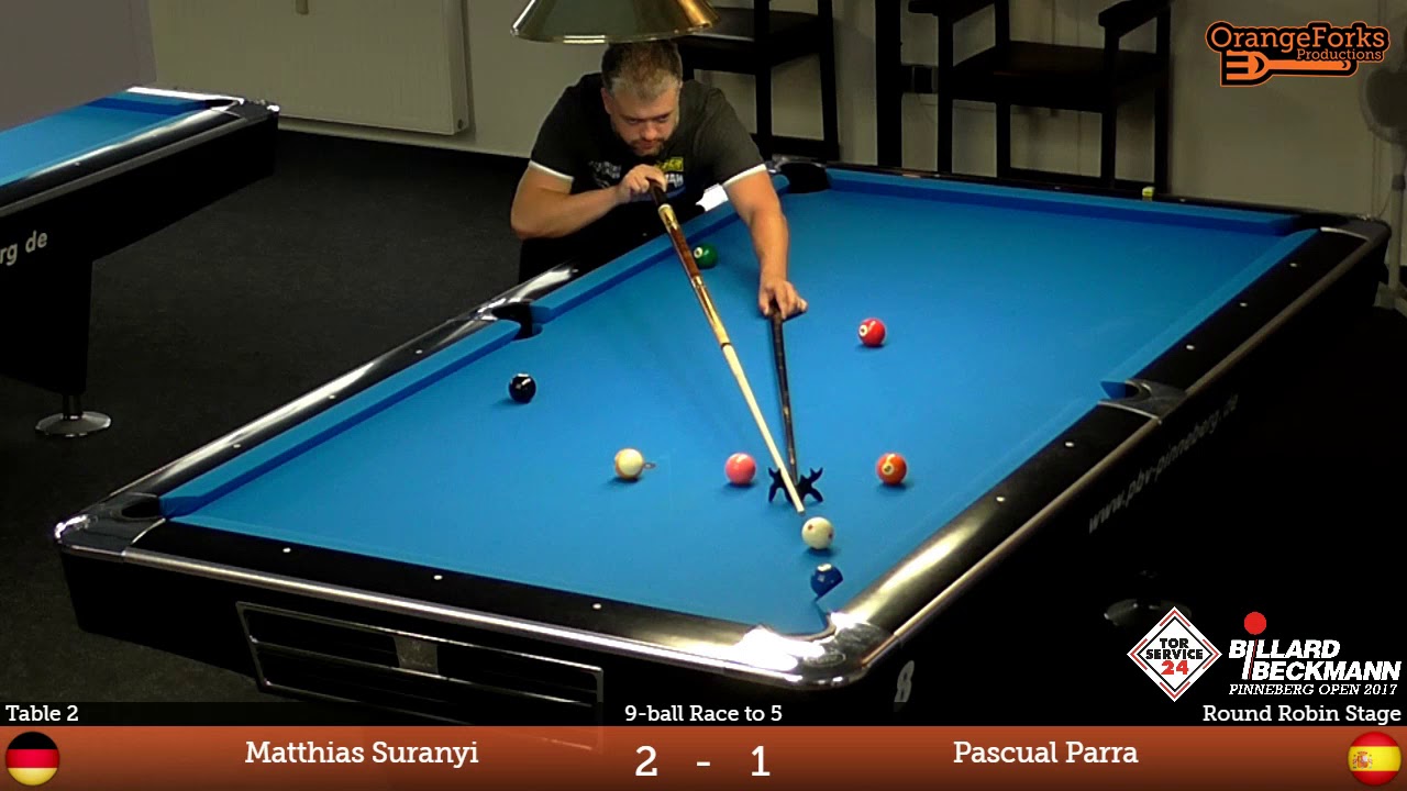 Matthias Suranyi v Pascual Parra | Group | TOR SERVICE 24 / BILLARD BECKMANN | Pinneberg Open 2017