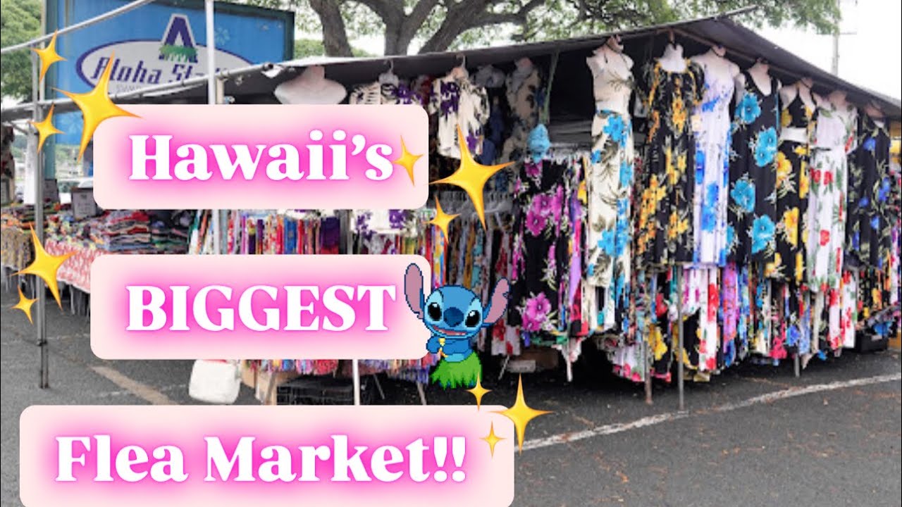 Let’s GO To Hawaii’s BIGGEST Flea Market! A Hidden Hawaiian Gem For GREAT Deals! Thrift With Me!