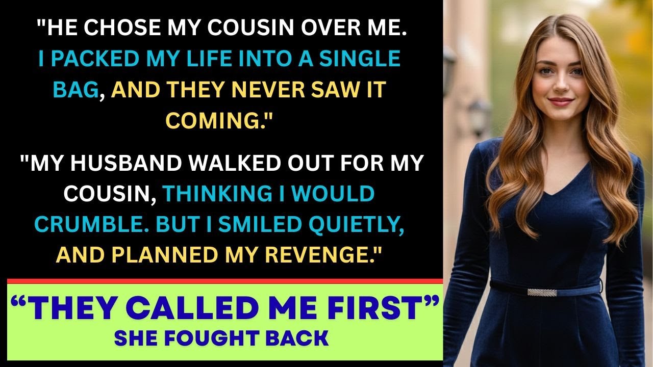 “The Day My Husband Left Me for My Cousin—And I Got My Revenge”