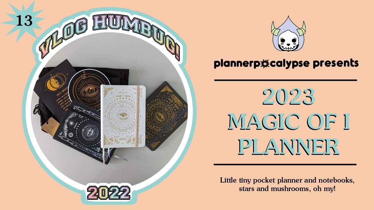 Vlog Humbug Day 13: The 2023 Magic of I Astrological Pocket Planner - tiny size, GIANT punch!