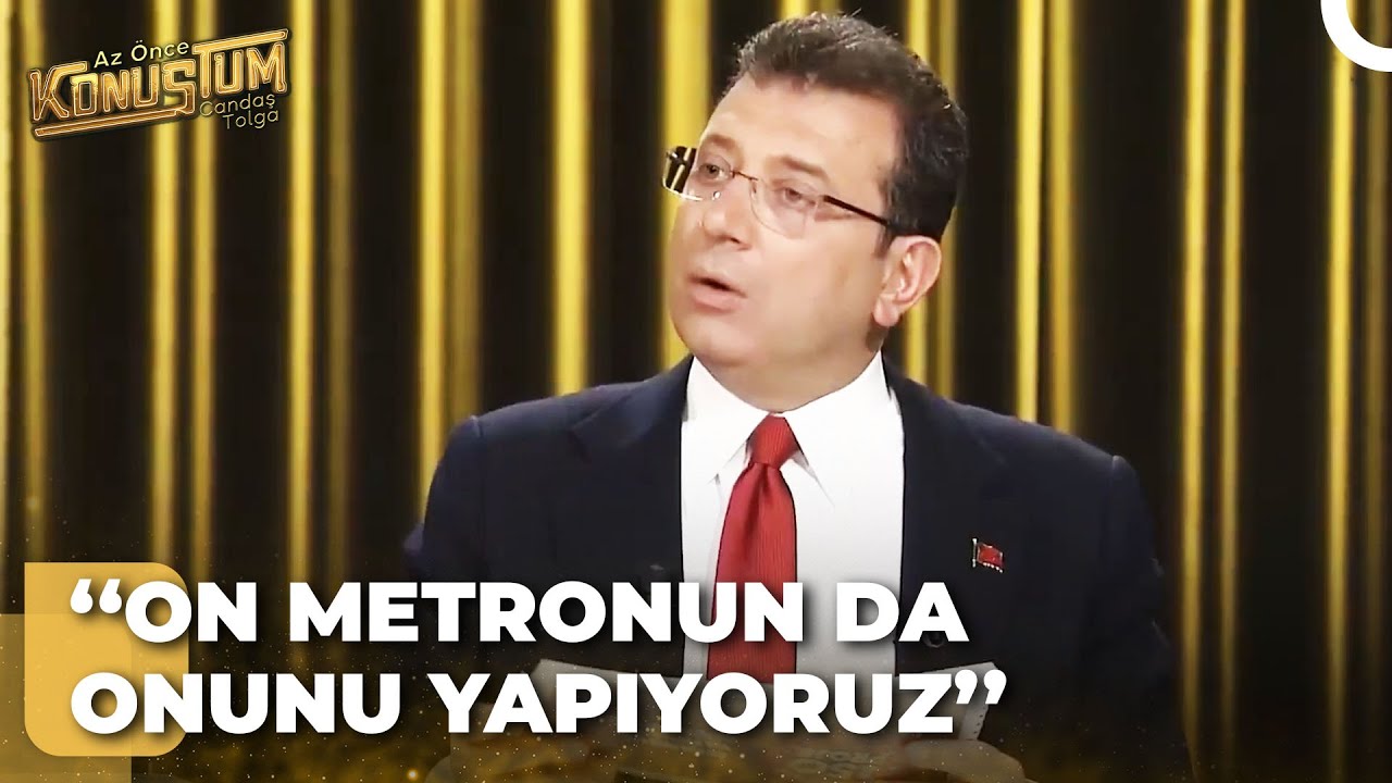 Ekrem İmamoğlu'ndan Metro A&ccedil;ıklaması | Candaş Tolga Işık ile Az &Ouml;nce Konuştum