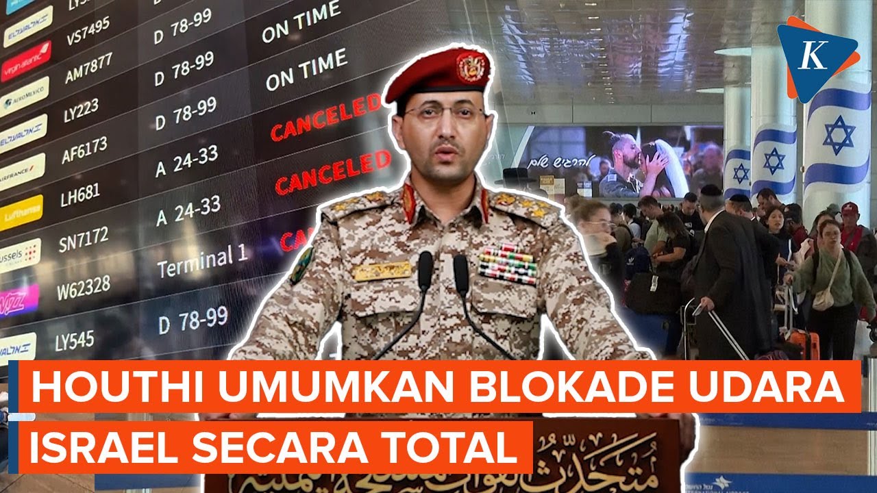 Houthi Umumkan Blokade Udara Israel Usai Serangan Rudal di Bandara Ben Gurion