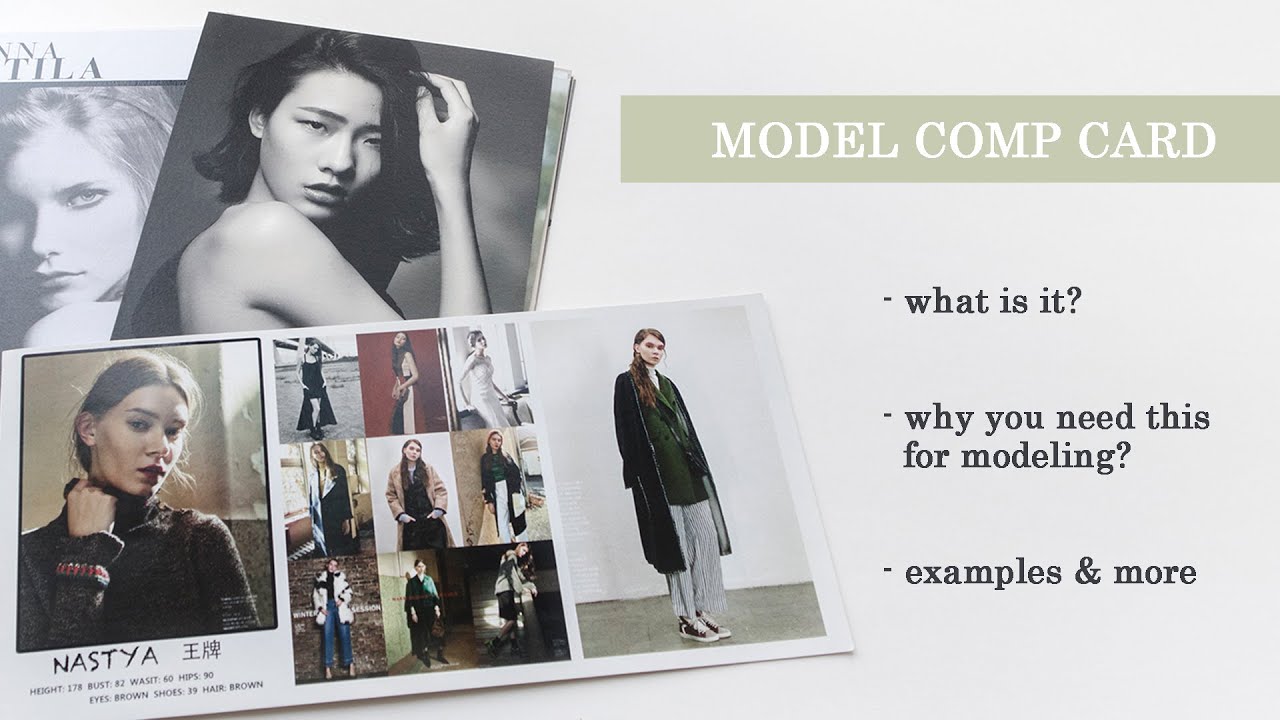 Model comp card | composite card | Basic info + examples | What is it & why you need it for modeling