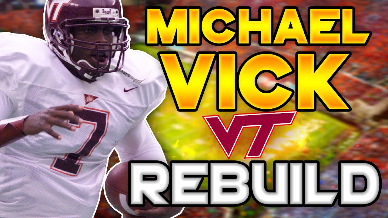 Michael Vick Virginia Tech Rebuild | NCAA 14 CFB Revamped Rebuild