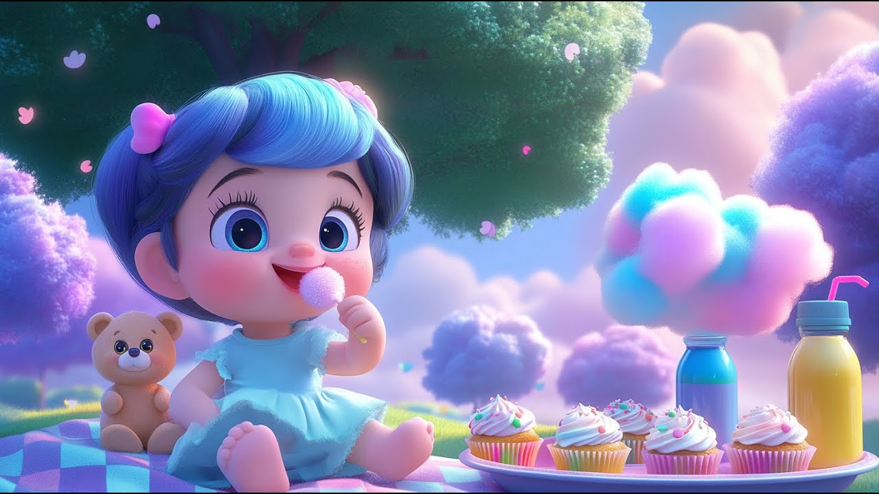 🍬 Cotton Candy Dreams 🍭 | Musical Fun and Motion Song | Early Childhood Learning with Songs