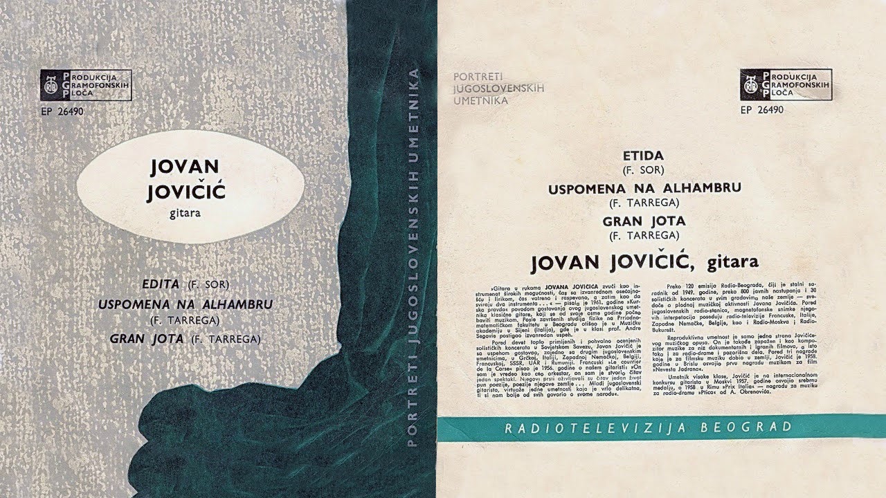 Jovan Jovičić - gitara (1962)
