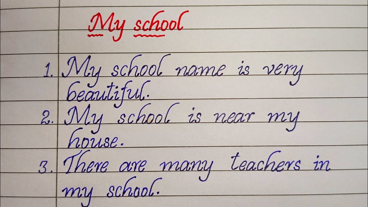 10 easy points about school #viralvideo #calligraphyhandwriting #calligraphy 