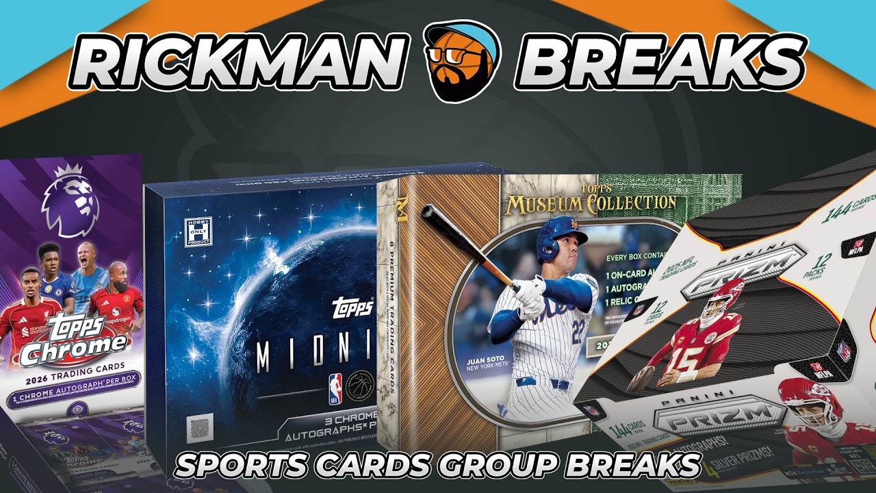 💥 SPOTS VERFÜGBAR! 💥 Monday Night Rickman LIVE Group Breaks | NBA 🏀 NFL 🏈 EPL ⚽️ MLB ⚾️ WWE 🏎️ F1