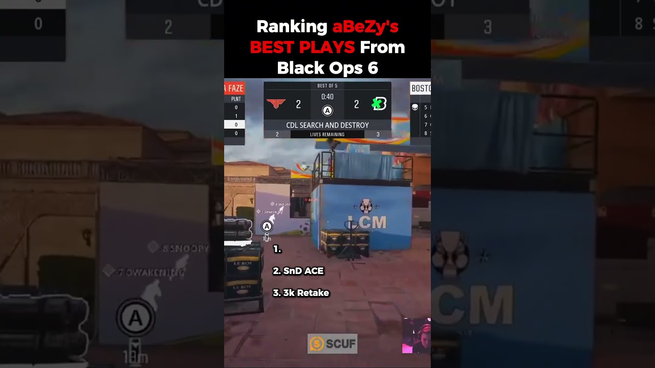 Ranking FaZe aBeZy's BEST PLAYS From Black Ops 6