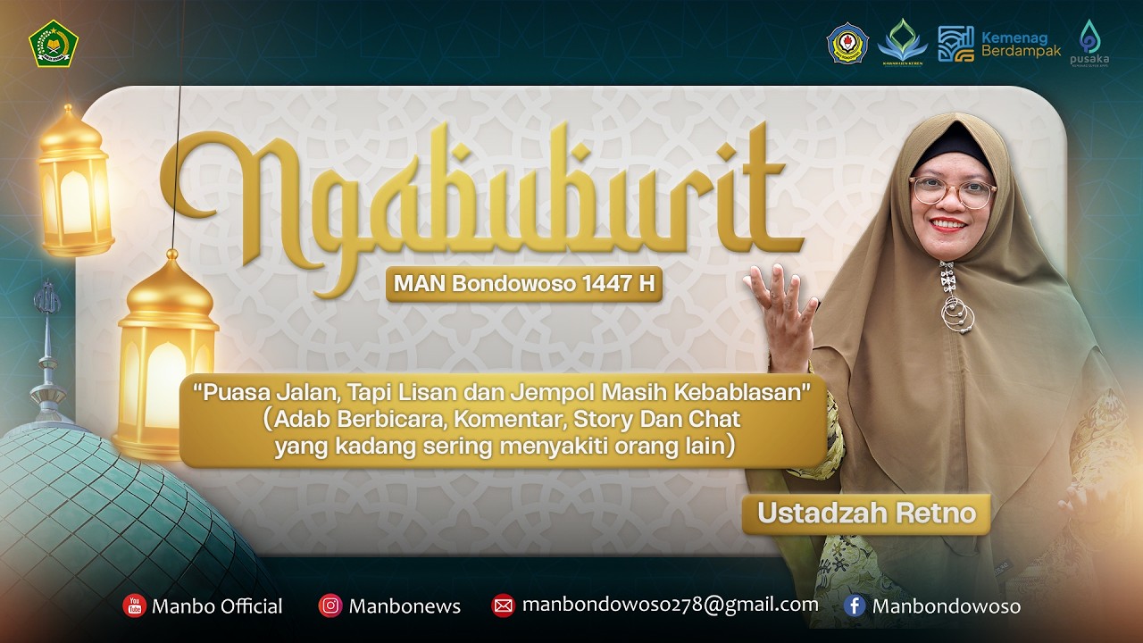🔴 Ngabuburit #day27 || Ustadzah Retno Wahyu W || Puasa Jalan, Tapi Lisan Dan Jempol Masih Kebablasan