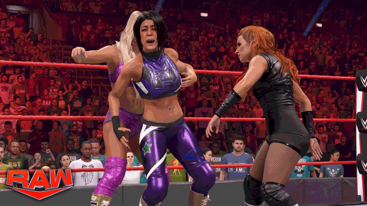 WWE 2K22 Raw Women’s Championship Match: Becky Lynch vs Bayley vs Charlotte Flair - Triple Threat