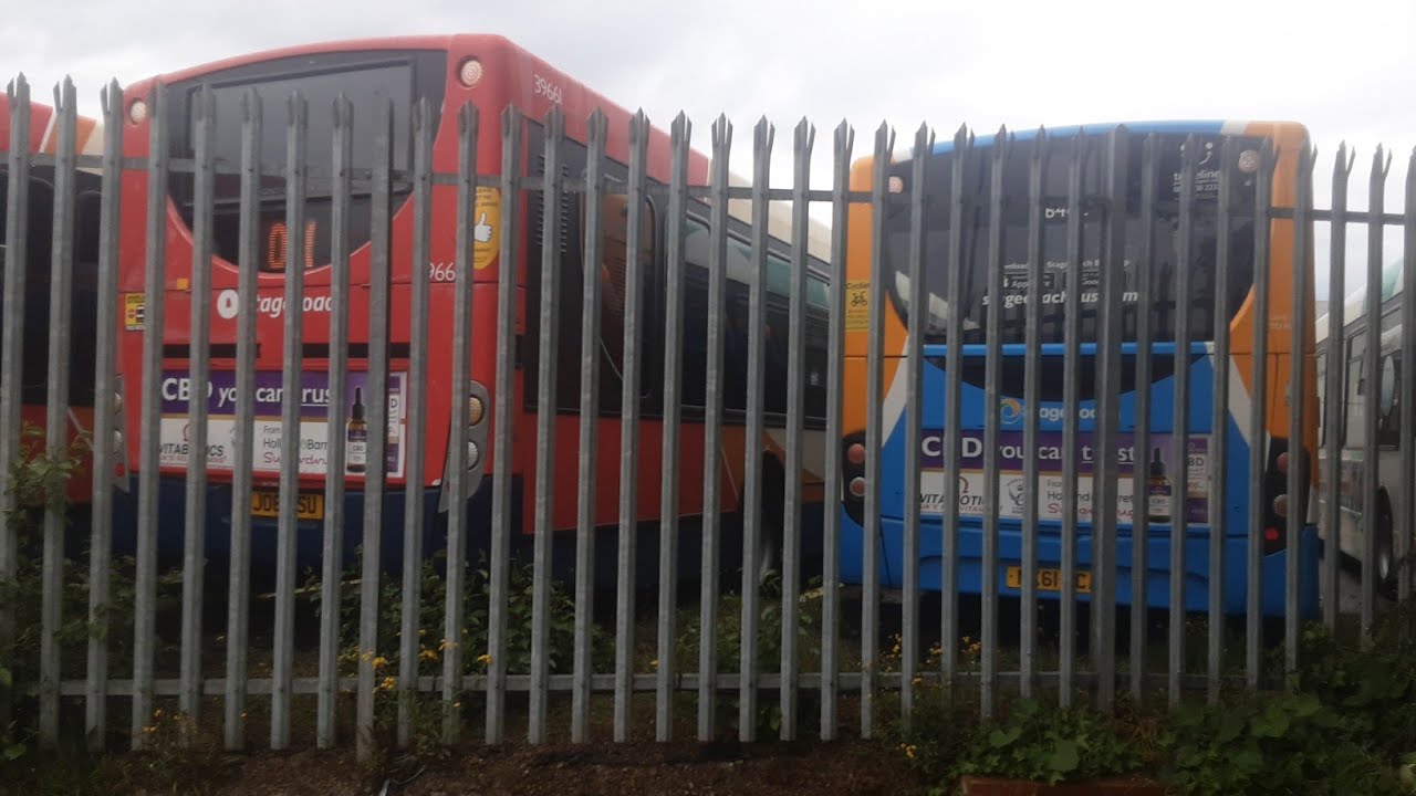 Busses in Bed at Stagecoach Hartlepool's Depot 23/5/22 #BusDepot