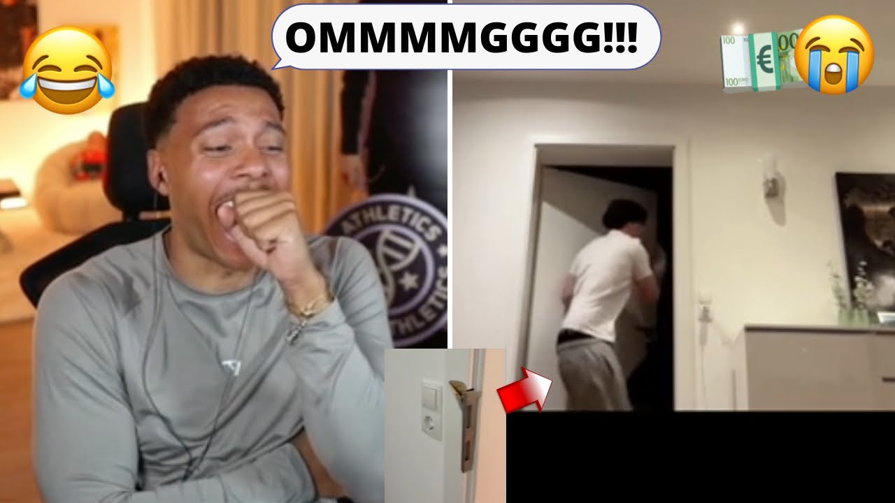 Zuschauer macht für 100€ seine Tür kaputt😭 Größter Lachflash👀😂