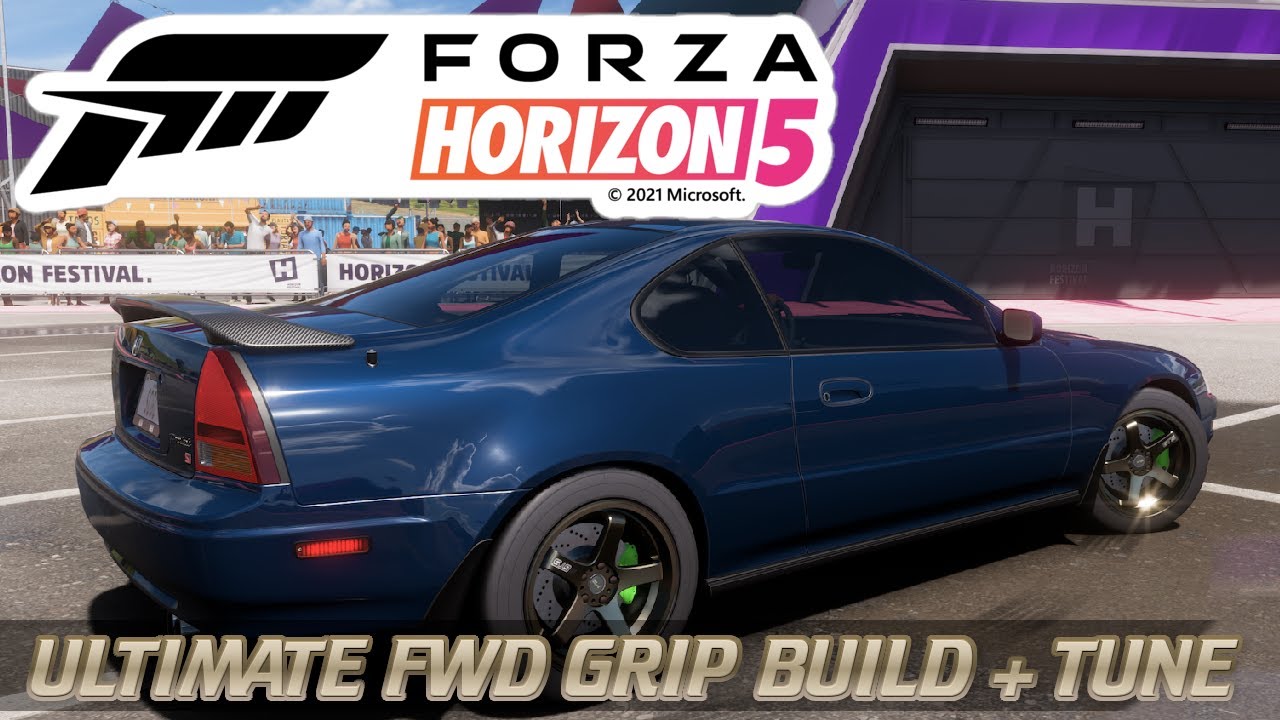 Forza Horizon 5 - HONDA PRELUDE SI ULTIMATE FWD GRIP BUILD AND TUNE | BEST FWD B CLASS RACE CAR |