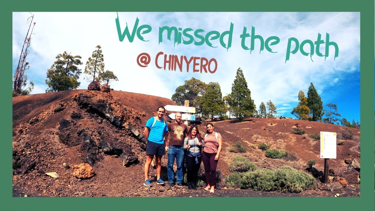 We've missed the path on the Chinyero volcano loop hike