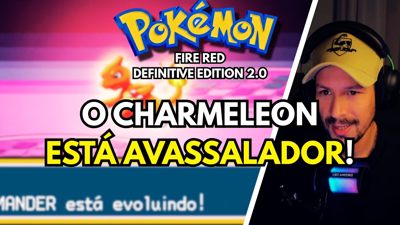 O POKEMON FIRE RED DEFINITIVO 2.0 - PRIMEIRO GINASIO E PRIMEIRAS EVOLUÇÕES DO TIME!
