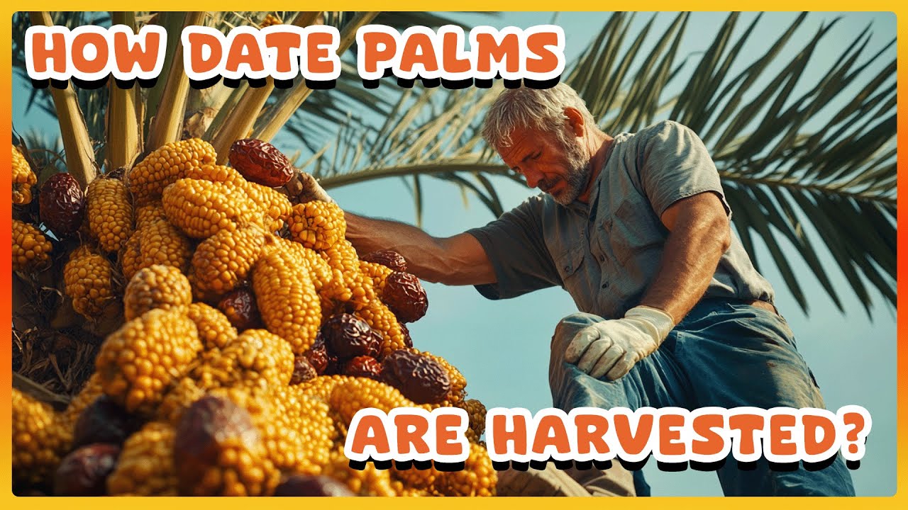 How Date Palms Are Harvested Using Shaking Machines: A Look at Advanced Farming Technology