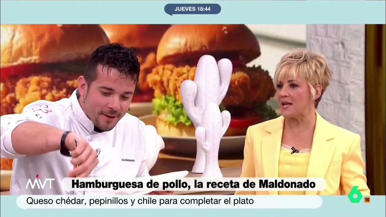 Hamburguesa de Pollo, la receta de Carlos Maldonado en 