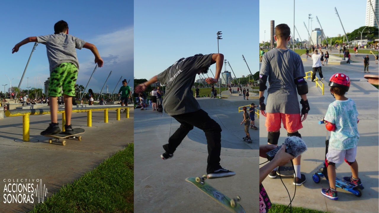 Cartão-Postal Sonoro 001: pista street no Skatepark de Porto Alegre / Postal Sonora