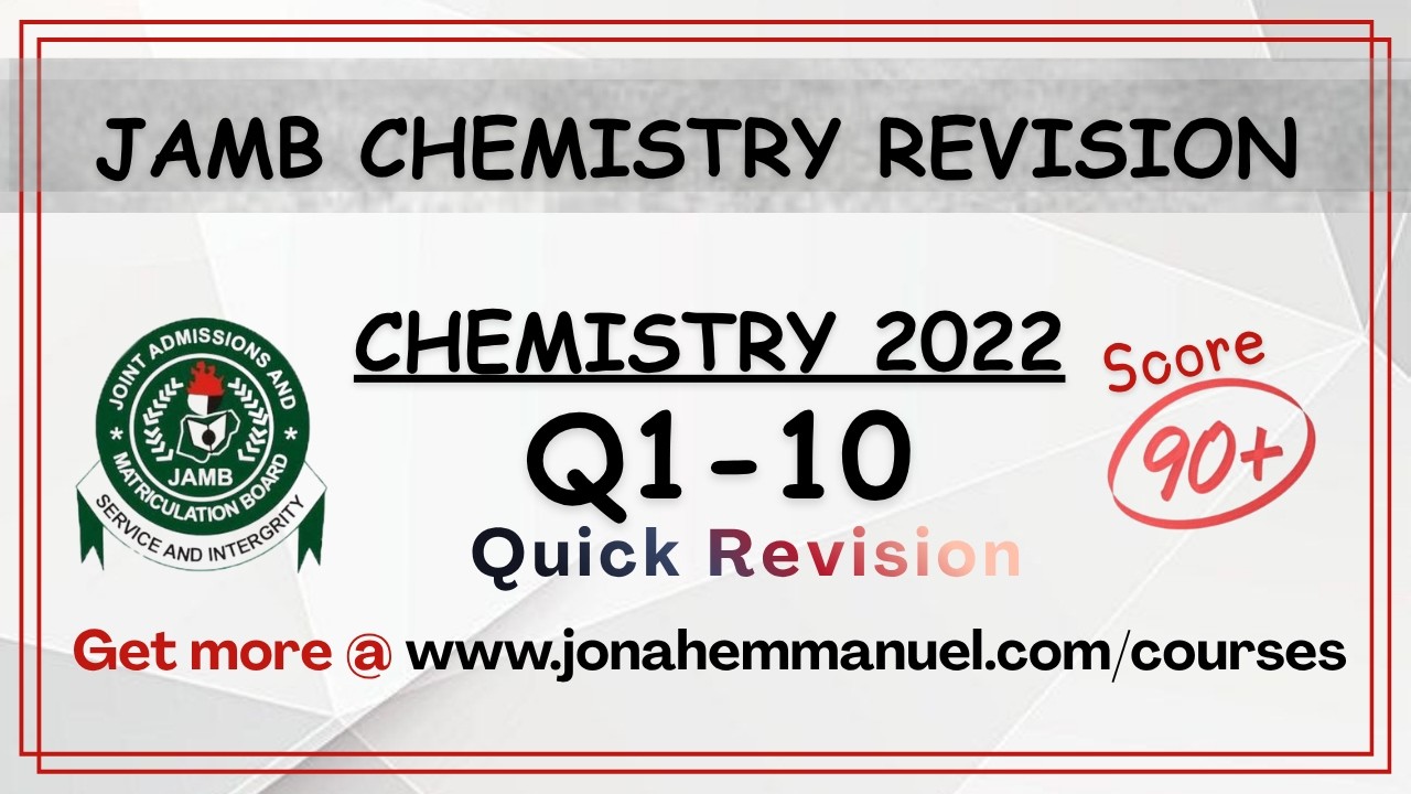 Часть 1. Вопросы и ответы по химии JAMB 2022: Учебник по химии JAMB #excellenceacademy