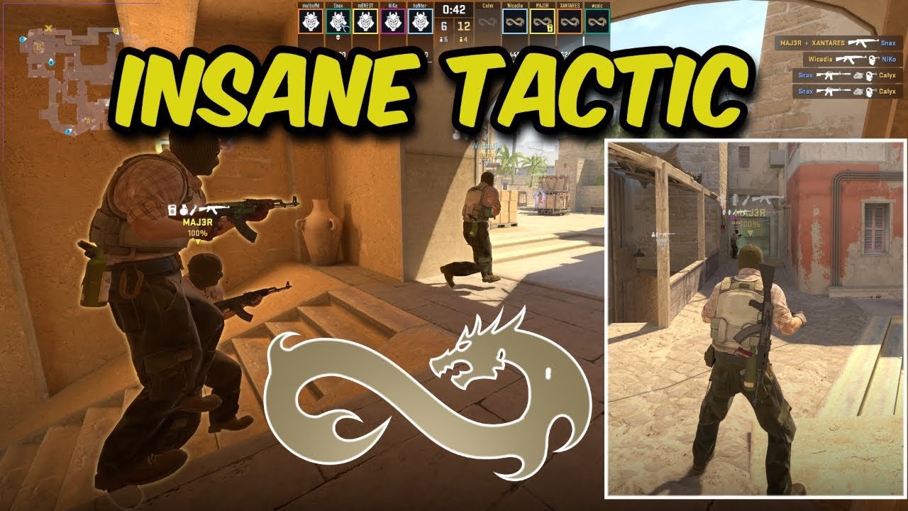 ETERNAL FIRE MIRAGE B FAKE TACTIC VS G2 ESPORTS | CS2 TACTIC BREAKDOWN