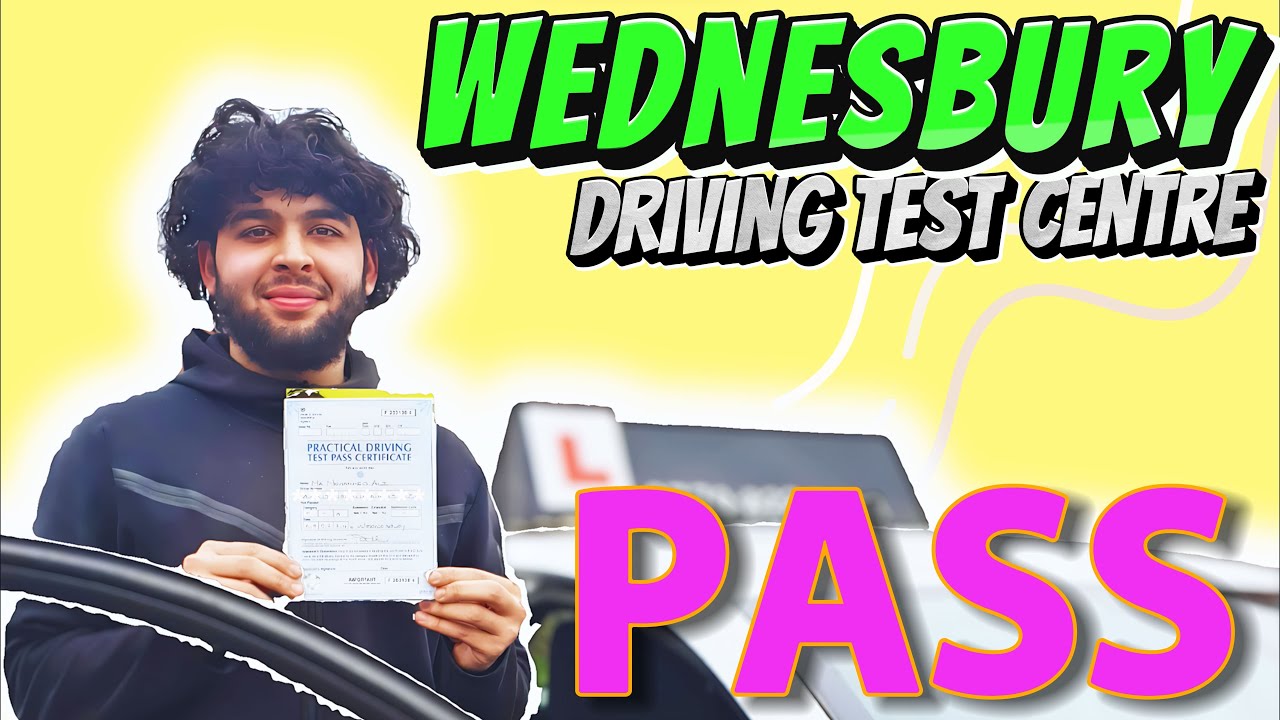 **WEDNESBURY DRIVING TEST** 2024 ROUTE (#3) WITH ROAD NAMES